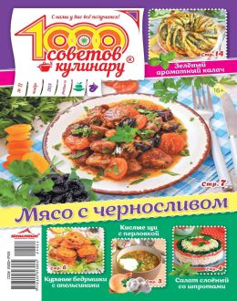 обложка журнала 1000 советов кулинару №11 ноябрь 2024